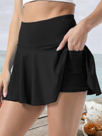 Elegant Women's High Waist Pleated Tennis Skirt